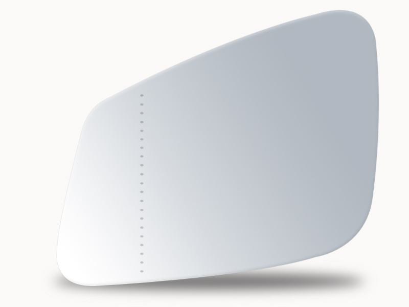 Summit Heated Base Plate With Blind Spot Mirror Glass fits BMW 1 Series, 5 Series, 6 Series LHS Summit - Dynamic Drive