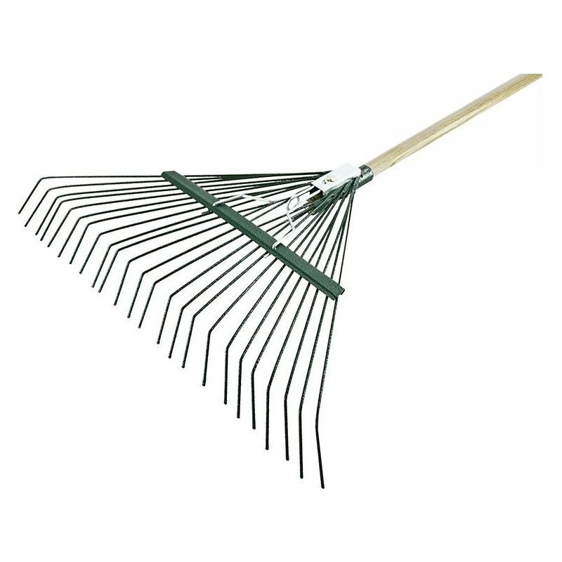 Faithfull Countryman Lawn Rake 24 Round Tines Faithfull - Dynamic Drive