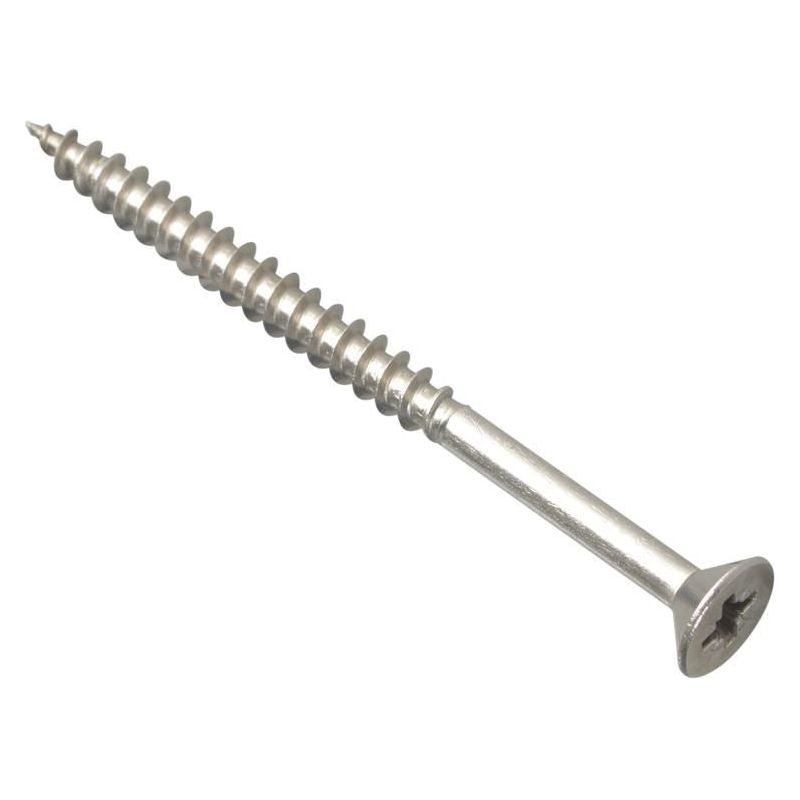 Forgefix Multi-Purpose Pozi Compatible Screw CSK ST S/Steel 5.0 x 70mm Box 100 ForgeFix - Dynamic Drive