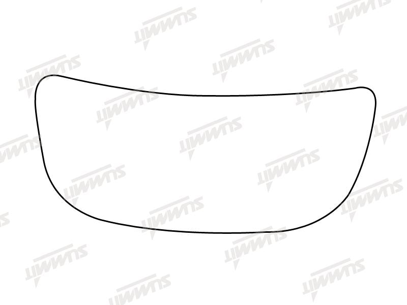 Summit Stick-On Commercial Lower Blind-Spot Mirror Glass fits Renault Traffic, Nissan Primastar, Vauxhall Vivaro RHS Summit - Dynamic Drive