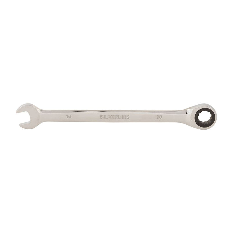 Silverline Fixed Head Ratchet Spanner 10mm Silverline - Dynamic Drive