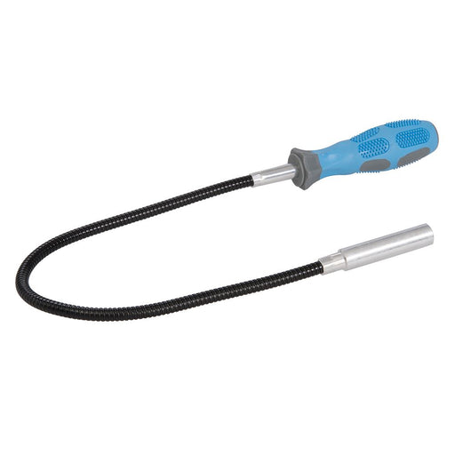 Silverline Flexible Magnetic Pick-Up Tool 2kg Garage Workshop Vehicle 600mm Silverline  - Dynamic Drive