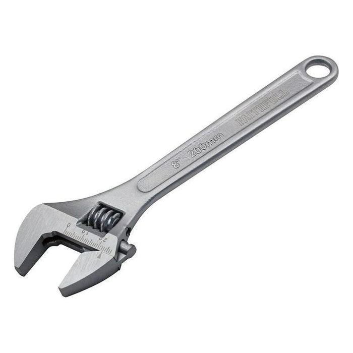 Faithfull Chrome Adjustable Spanner 200mm (8in) Faithfull - Dynamic Drive