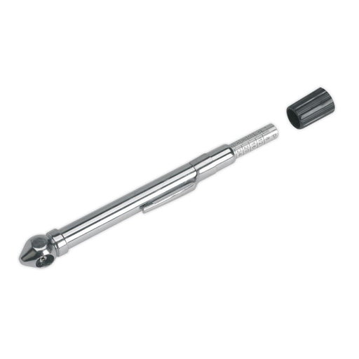 Sealey Tyre Pressure Gauge with Pocket-Clip 6-50psi TSTPG9 Sealey - Dynamic Drive