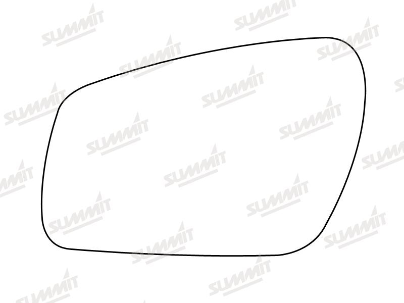 Summit Heated Base Plate With Standard Mirror Glass fits Ford LHS Summit - Dynamic Drive