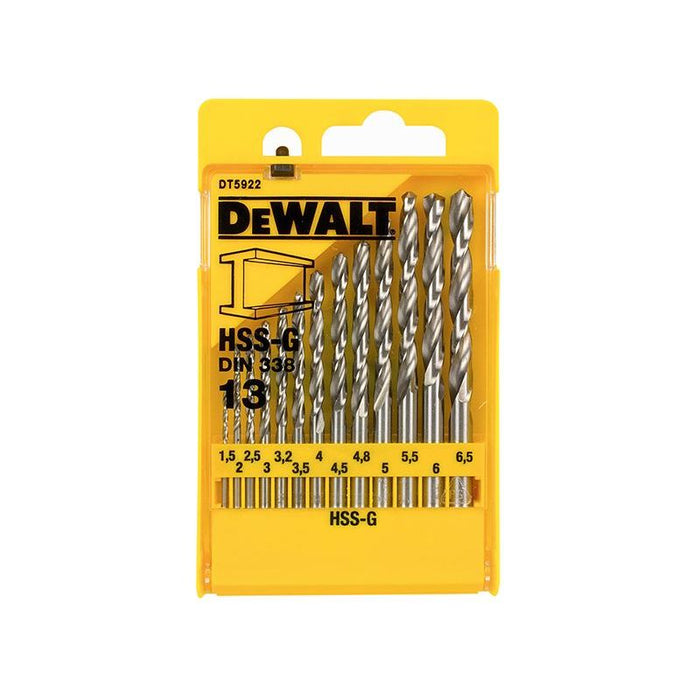 Dewalt Power Tools HSS-G Jobber Drill Bit Set, 13 Piece DeWALT Power Tools - Dynamic Drive