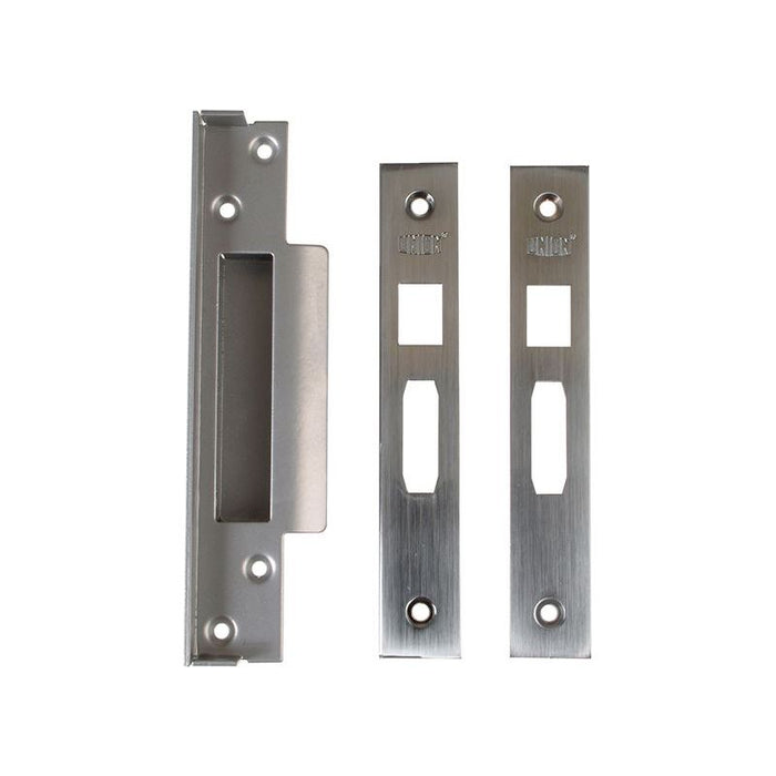 Union StrongBOLT 2200 Mortice Sashlock Rebate Kit 13mm Satin Chrome Box UNION - Dynamic Drive