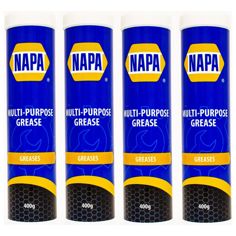 4x NAPA Multi Purpose Cartridge Grease 400g Cartridge Tube LM2 NAPA - Dynamic Drive