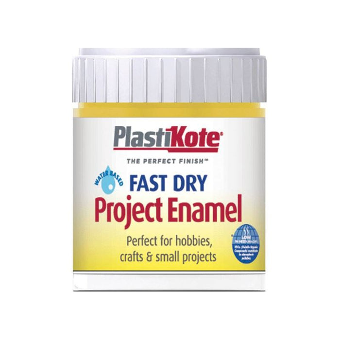 Plastikote Fast Dry Enamel Paint B12 Bottle Buttercup Yellow 59ml PlastiKote - Dynamic Drive