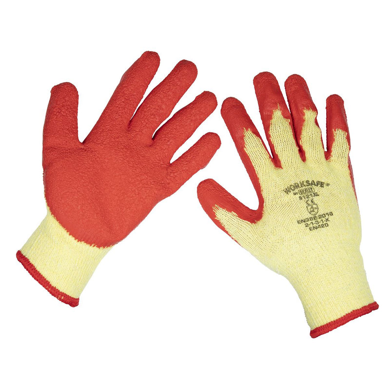 Worksafe Worksafe Super Grip Knitted Gloves with Latex Palm, X-Large - Pair Worksafe - Dynamic Drive