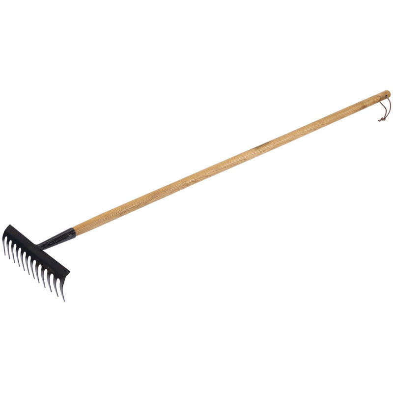 Draper Carbon Steel Garden Rake with Ash Handle 14306 Draper - Dynamic Drive