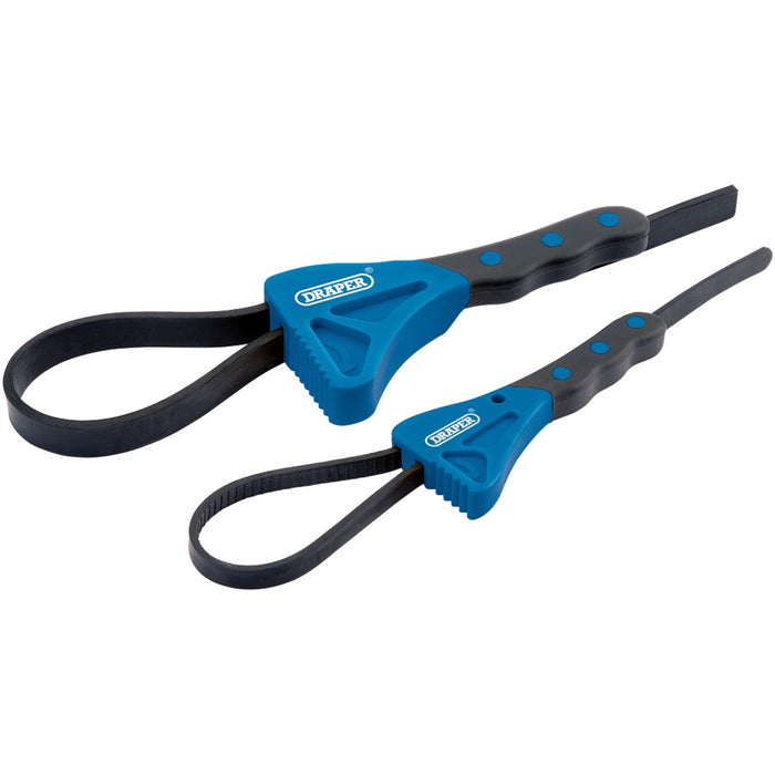 Draper Soft Grip Strap Wrench Set (2 Piece) 43863 Draper - Dynamic Drive