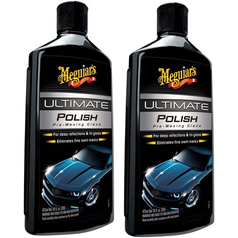 2x Meguiar's G19216EU Ultimate Polish Pre-Waxing Glaze 473ml Meguiar's - Bars 4 Cars