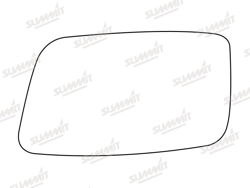 Summit Stick-On Standard Mirror Glass fits Renault 21 LHS Summit - Dynamic Drive
