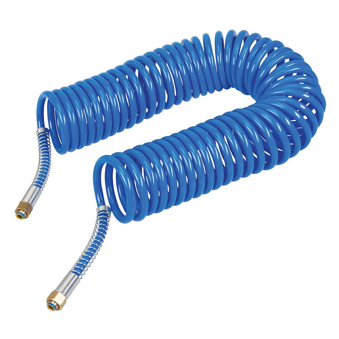 Silverline Coiled Air Hose 10m Silverline - Dynamic Drive