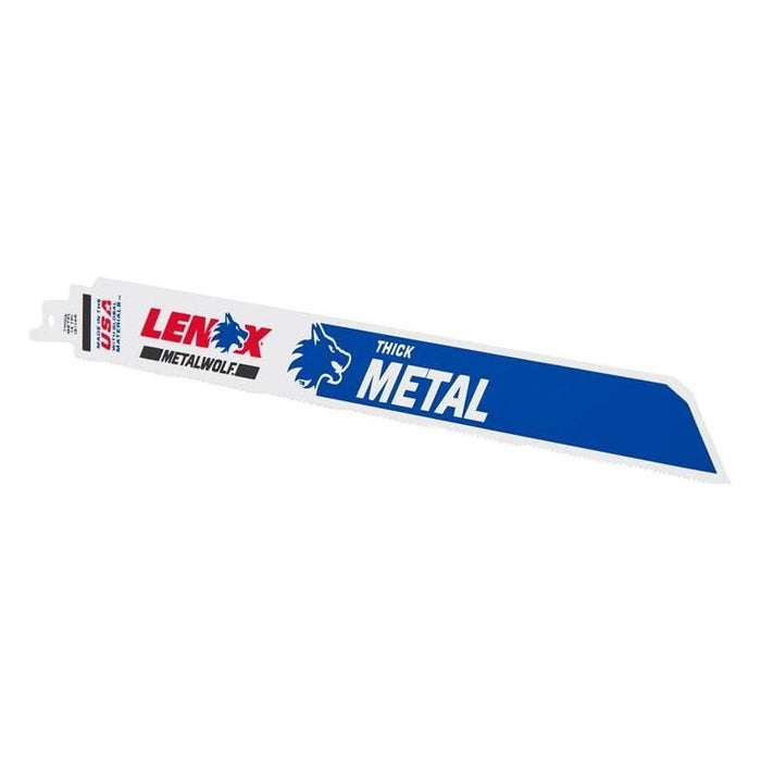 Lenox MetalWolf Wave Edge Reciprocating Saw Blade 305 x 25 x 1.07mm 14 TPI (Pack 5) LENOX - Dynamic Drive