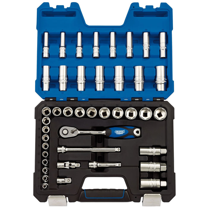 Draper Metric Socket Set, 3/8" Sq. Dr. (42 Piece) 16451 Draper - Dynamic Drive