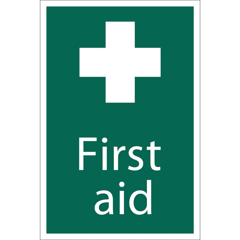 Draper 'First Aid' Safety Sign, 200 x 300mm 72534 Draper - Dynamic Drive
