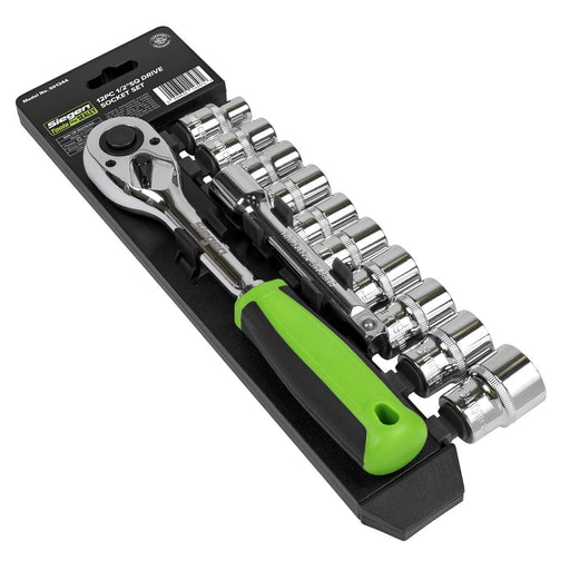 Sealey Socket Set 12pc 1/2"Sq Drive WallDrive Metric S01244 Sealey - Dynamic Drive