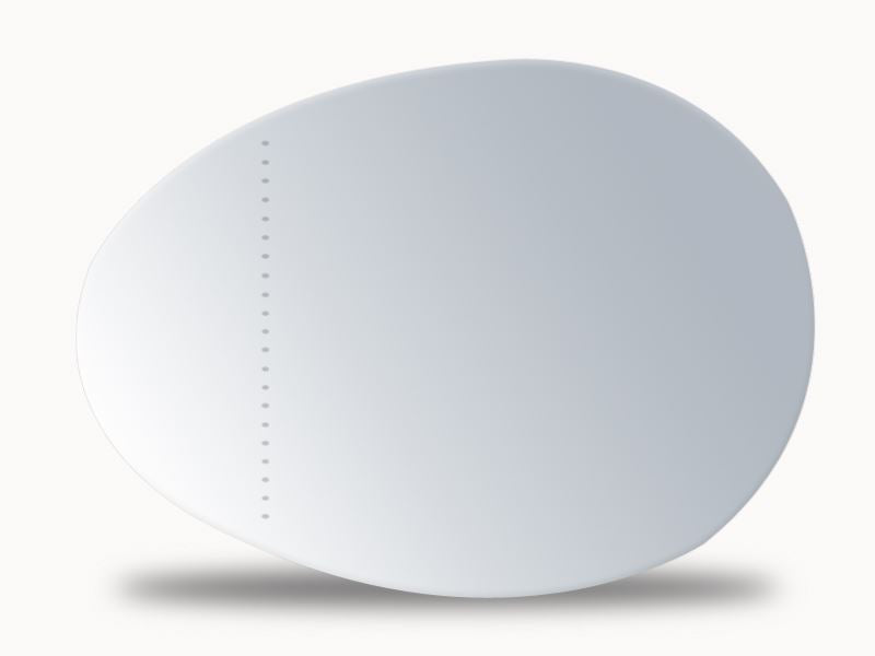 Summit Stick-On Aspheric Mirror Glass fits BMW Mini 07 on LHS RHS Summit - Dynamic Drive