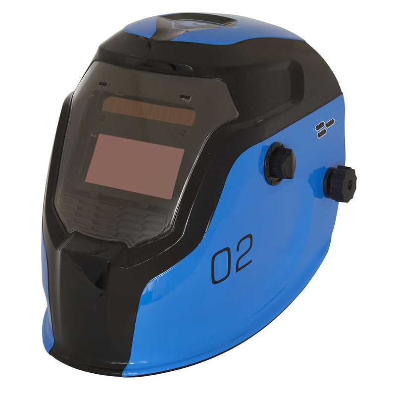 Sealey Auto Darkening Welding Helmet Shade 9-13 Blue PWH2 Sealey - Dynamic Drive