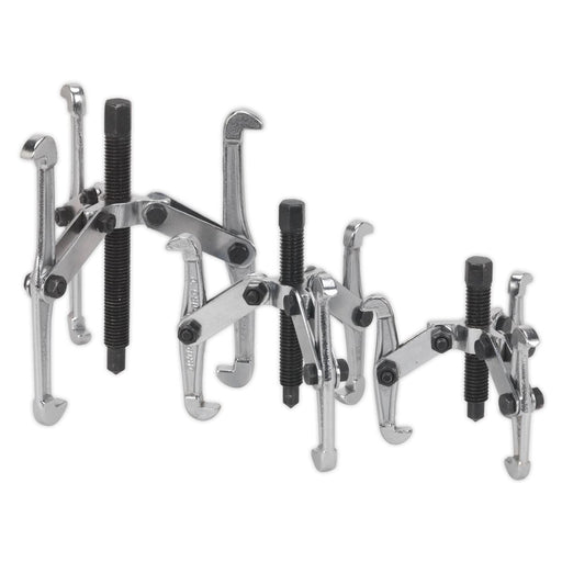 Sealey Triple Leg Gear Puller Set 3pc VS77 Sealey  - Dynamic Drive