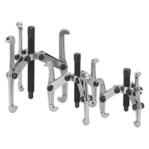Sealey Triple Leg Gear Reversible Puller Set 3pc VS77 Sealey - Dynamic Drive