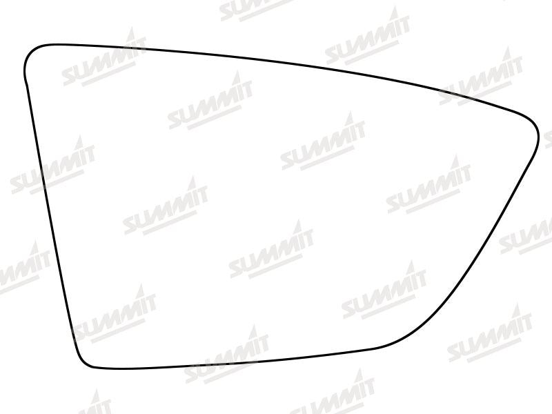 Summit Heated Base Plate With Standard Mirror Glass fits Seat Leon 12 on RHS Summit - Dynamic Drive