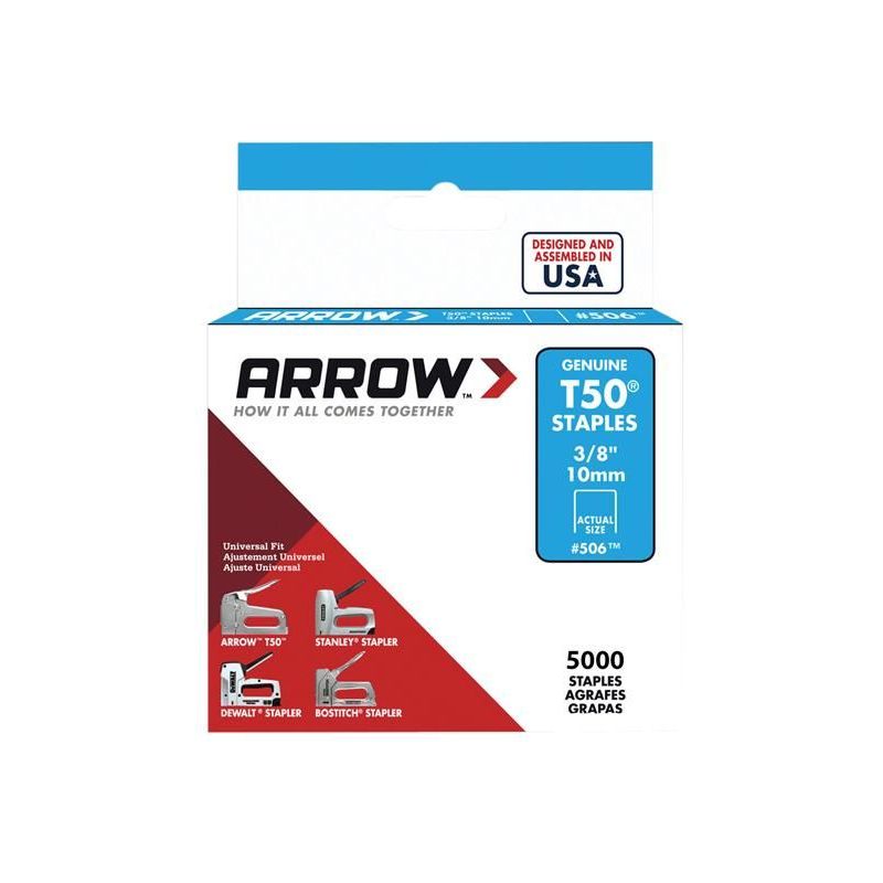 Arrow T50 Staples 10mm (3/8in) (Bulk Pack 5000) Arrow - Dynamic Drive