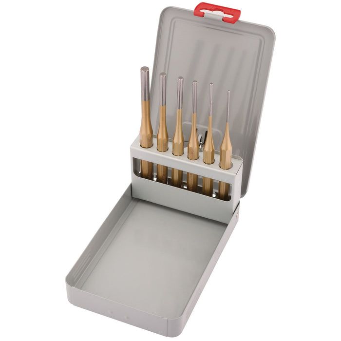 Draper Octagonal Parallel Pin Punch Set, 150mm (6 Piece) 74712 Draper - Dynamic Drive