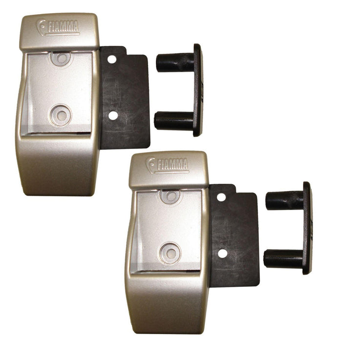 Fiamma Aluminium Wall Brackets 98655-728 Fix Legs To Side Wall Awning Fiamma - Dynamic Drive