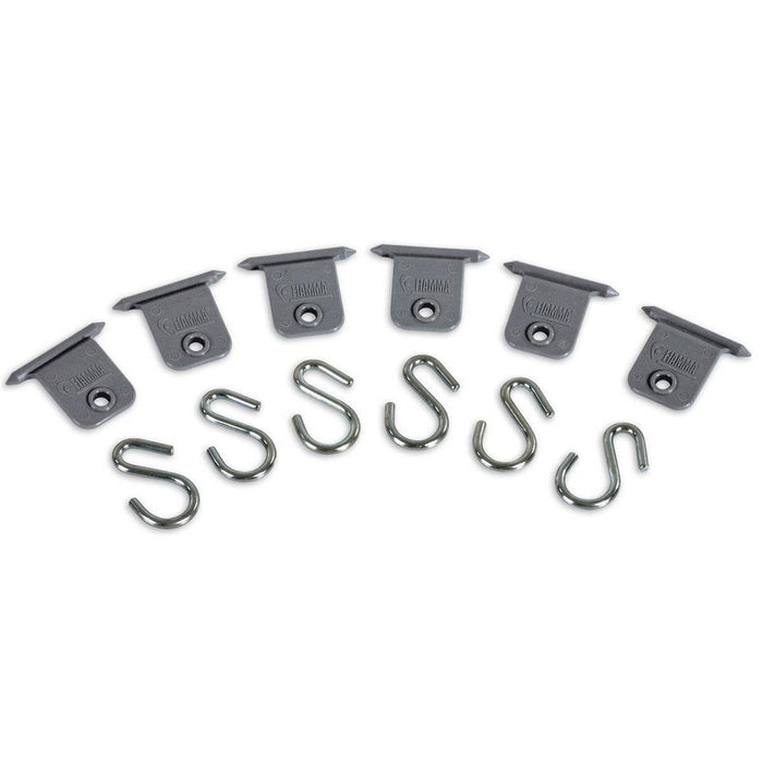 Fiamma Kit Awning S Hook Hangers For Motorhome Caravan Campervan (98655-743) 6x Fiamma - Dynamic Drive