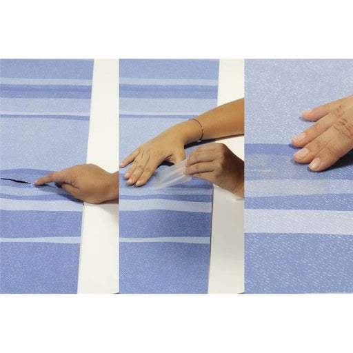 Fiamma Repair Kit Plus Vinyl Pvc Awning Canopy Self Adhesive Rip Tear Patch 98655-466 Unipart - Dynamic Drive