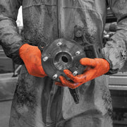 10x Bodyguard Finite Orange Grip Textured Grip Pattern Nitrile Gloves Large Box 90 Bodyguard - Dynamic Drive