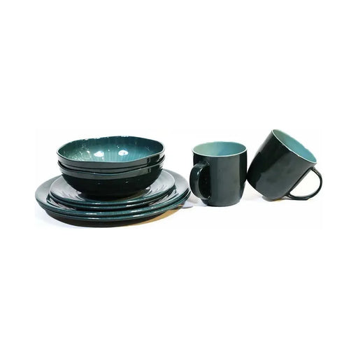 Vango Alfresco Deluxe 8 Piece Dining Set 8 Pcs Forest Green Vango - Dynamic Drive