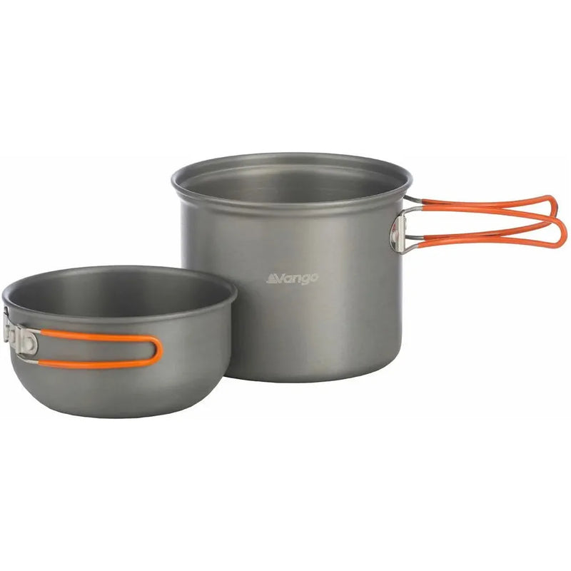 Vango Hard Anodised 1 Person Cook Kit Grey Vango - Dynamic Drive