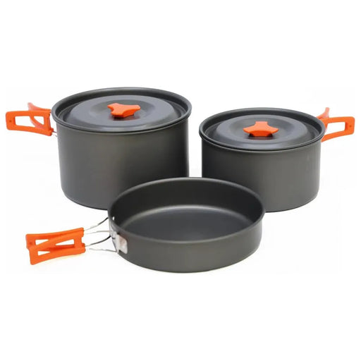Vango Hard Anodised 4 Person Cook Kit Grey Vango - Dynamic Drive