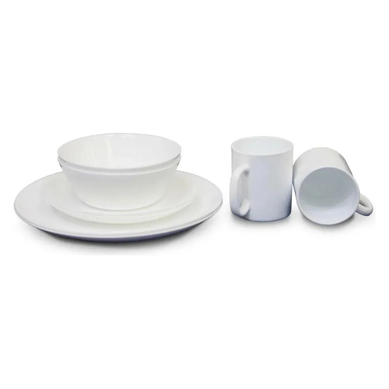 Vango Opal 8 Piece Dining Set 8 Pcs White Vango - Dynamic Drive