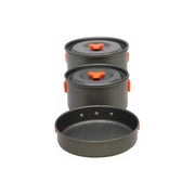 Vango Hard Anodised 4 Person Cook Kit Grey Vango - Dynamic Drive