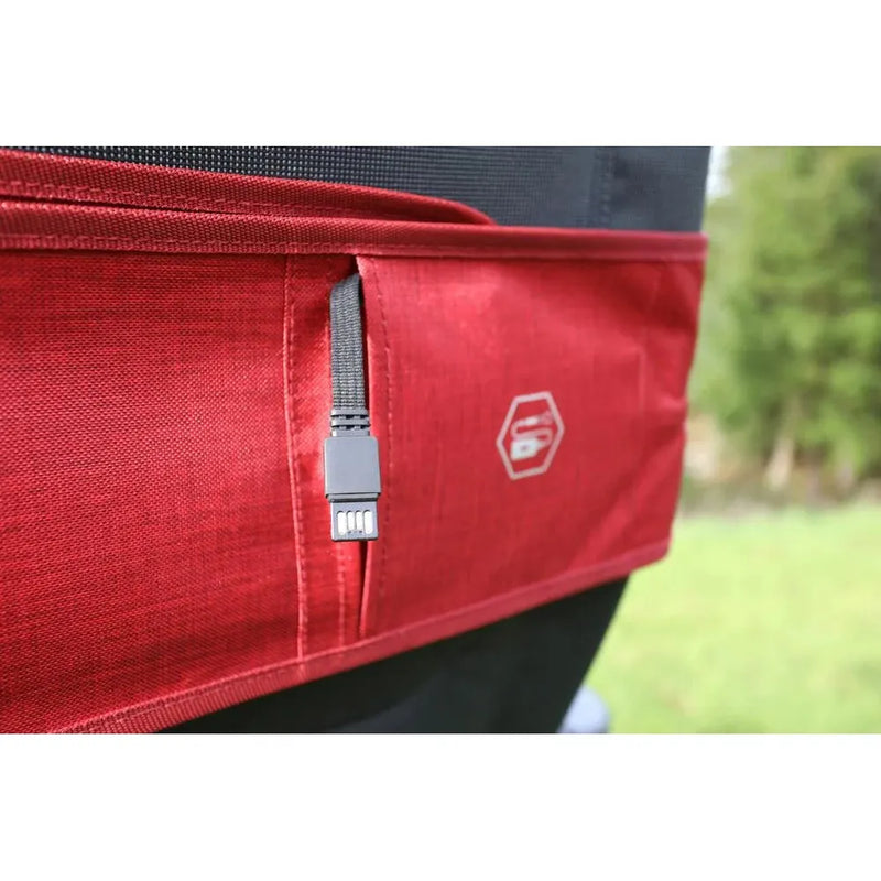 Vango Radiate Heated Cushion Standard Heather Red Chair Vango - Dynamic Drive