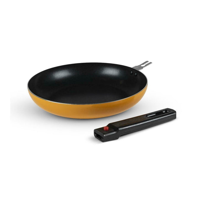 Kampa 24cm Camping Frying Pan with Removable Handle - Sunset Kampa - Dynamic Drive