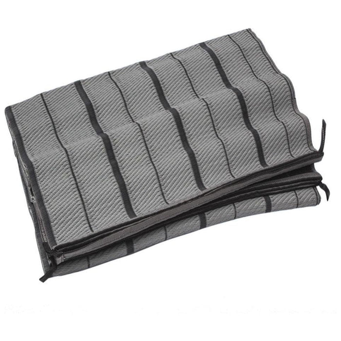 Luxury Awning Carpet 2.5 x 4.5m Moroccan Style Padded Ground Sheet H/D Grey PLS PLS - Dynamic Drive