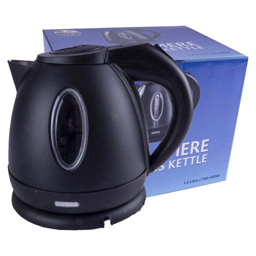 Matte Black Low Power 1.2L 750W Cordless Kettle Powerpart - Dynamic Drive
