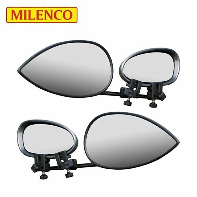 Milenco Aero 4 Towing Mirrors (Convex Glass) x2 Milenco - Dynamic Drive