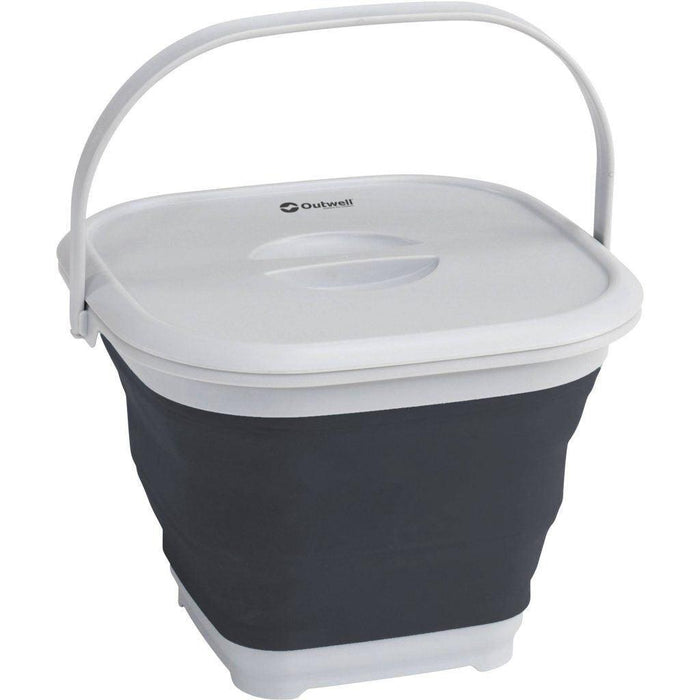 Outwell Collaps Collapsible Bucket Square w/lid Navy Night 9l Outwell - Dynamic Drive