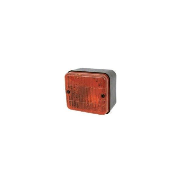 Universal 12v Car/Van/Trailer Approved Square Rear Red Fog Light/Lamp Easy Fit Ring Automotive - Dynamic Drive