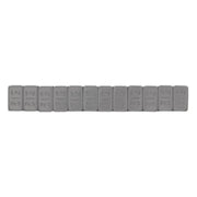 Sealey Wheel Weight 5g Adhesive Zinc Plated Steel Plastic Coated Strip of 12 Pac Sealey - Dynamic Drive