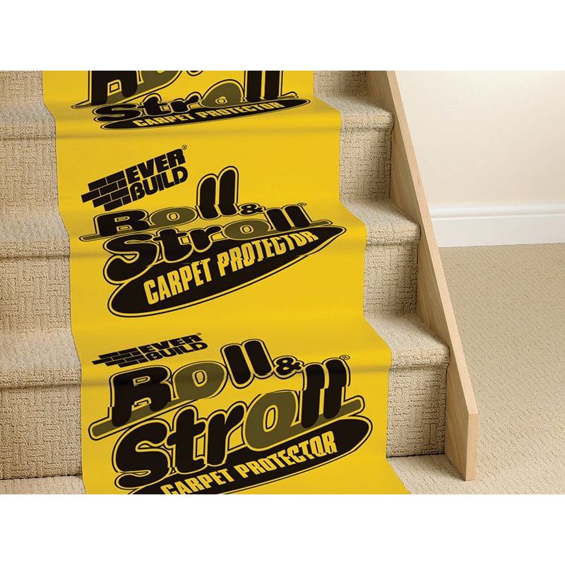 Everbuild Sika Roll & Stroll Premium Carpet Protector 600mm x 25m Everbuild Sika - Dynamic Drive
