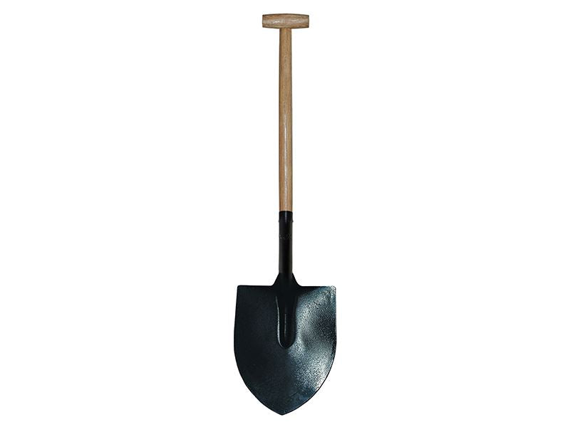 Faithfull Open Socket Round Shovel No.2 T-Handle Faithfull - Dynamic Drive