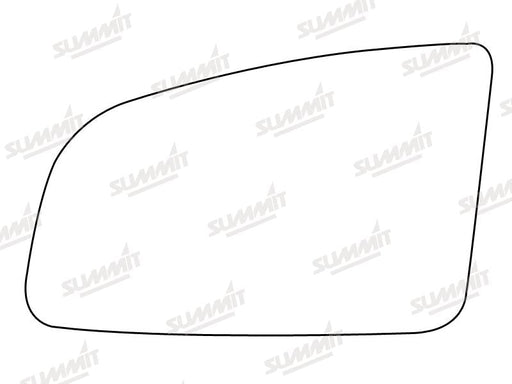 Summit Stick-On Standard Mirror Glass fits Vauxhall Omega LHS Summit - Dynamic Drive